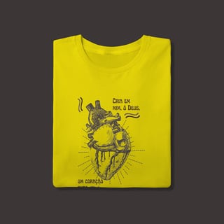 Nome do produto Tshirt Quality Coração Puro
