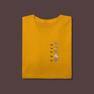 Nome do produto Camiseta humor semanal