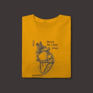 Nome do produto Tshirt Quality Coração Puro