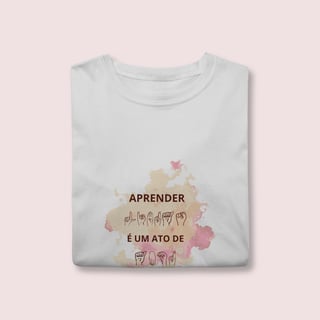 Nome do produto Camiseta Libras