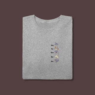 Nome do produto Camiseta humor semanal