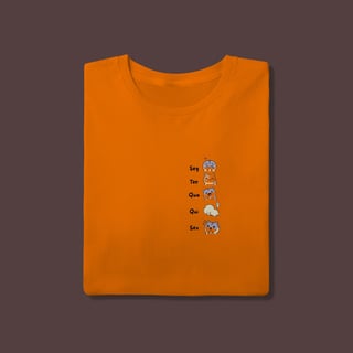 Nome do produto Camiseta humor semanal