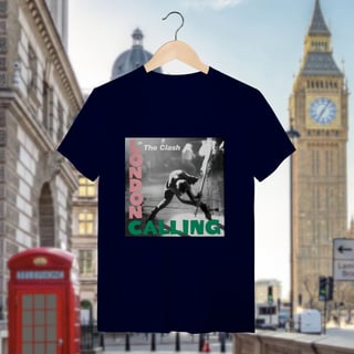Nome do produto Camiseta unisex - London Calling