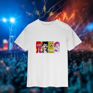 Camiseta infantil (2 a 8) - Psychedelic four