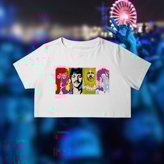 Camisa cropped - Psychedelic four