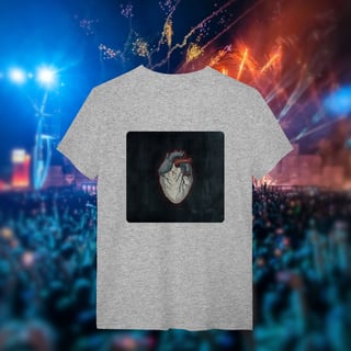 Nome do produto Camiseta unisex - Black gives way to blue