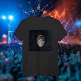 Nome do produto Camiseta unisex - Black gives way to blue