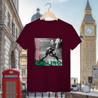 Nome do produto Camiseta unisex - London Calling