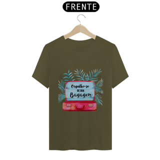 Nome do produto Camiseta orgulhe-se de sua bagagem
