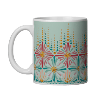 Nome do produto Caneca Jardim da Tarsila - Verde 