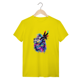 Nome do produto Camiseta Quality - Leão Psicodélico