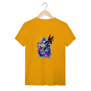 Nome do produto Camiseta Quality - Leão Psicodélico