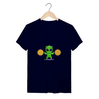 Nome do produto Camiseta Quality - Alien na Musculação