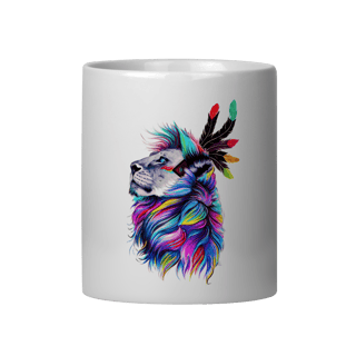 Caneca - Leão Psicodélico