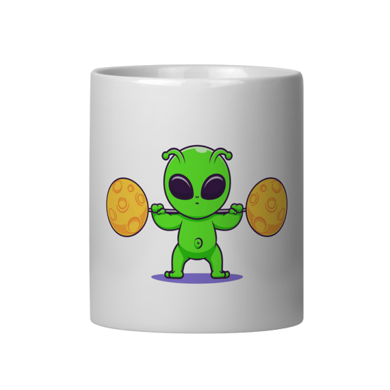 Caneca - Alien na Musculação