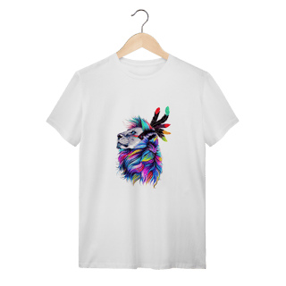 Camiseta Quality - Leão Psicodélico