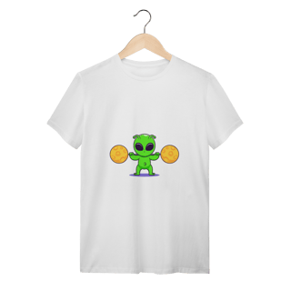 Nome do produto Camiseta Quality - Alien na Musculação