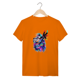 Nome do produto Camiseta Quality - Leão Psicodélico