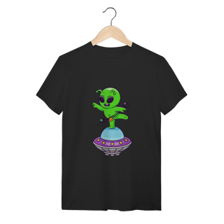 Nome do produto Camiseta Quality - Alien na Nave