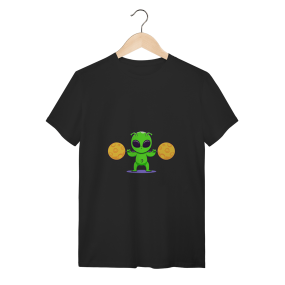 Camiseta Quality - Alien na Musculação