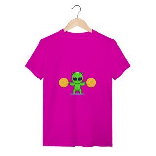 Nome do produto Camiseta Quality - Alien na Musculação