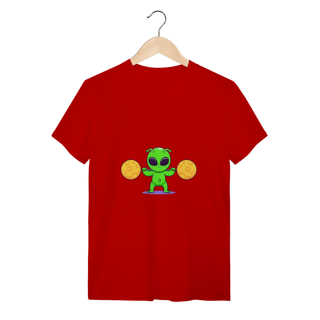 Nome do produto Camiseta Quality - Alien na Musculação