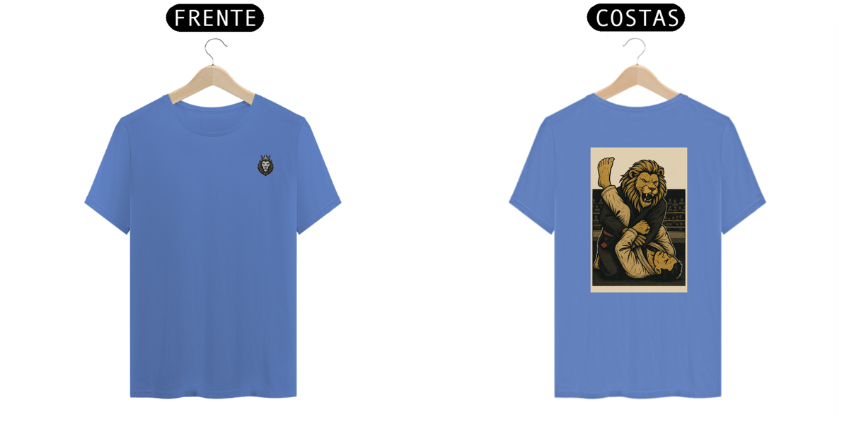 Nome do produto: Camisa T-Shirt Estonada Leão Jiu-Jitsu
