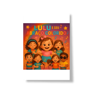 Nome do produto Lulu e Seu Abraço Colorido - Poster Retrato Oficial