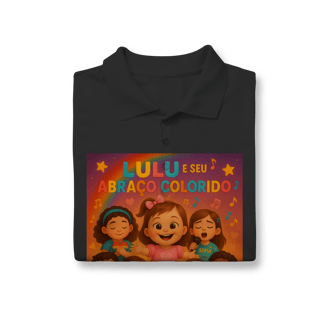 Nome do produto Lulu e Seu Abraço Colorido - Polo Feminina Oficial