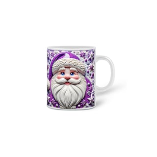 Nome do produto Caneca 325 ml Papai Noel Lilas
