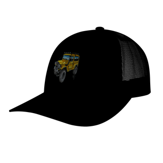 Nome do produto Toyota Bandeirante | Boné Americano com Tela