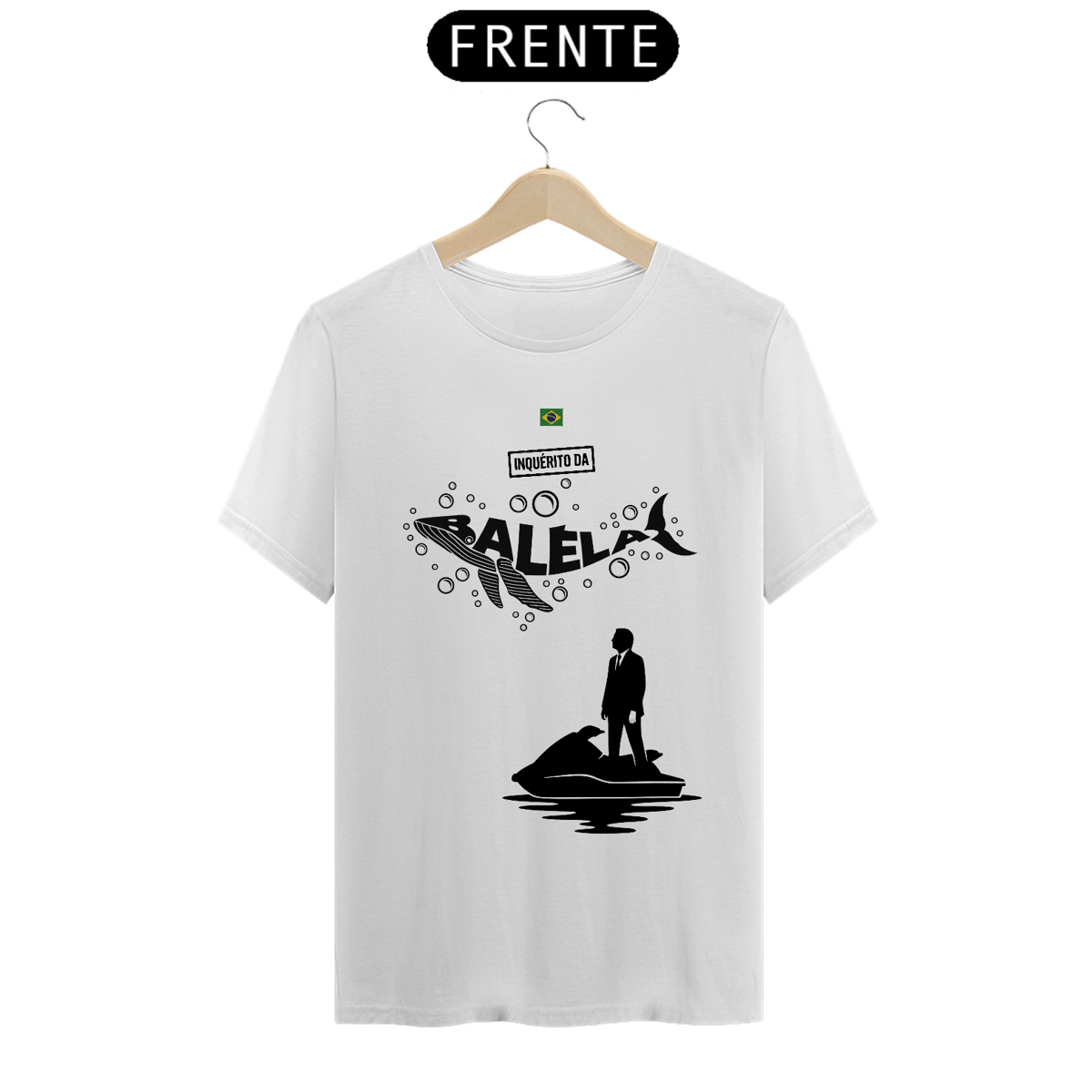 Nome do produto: T-Shirt Quality - Baleia ou Balela?