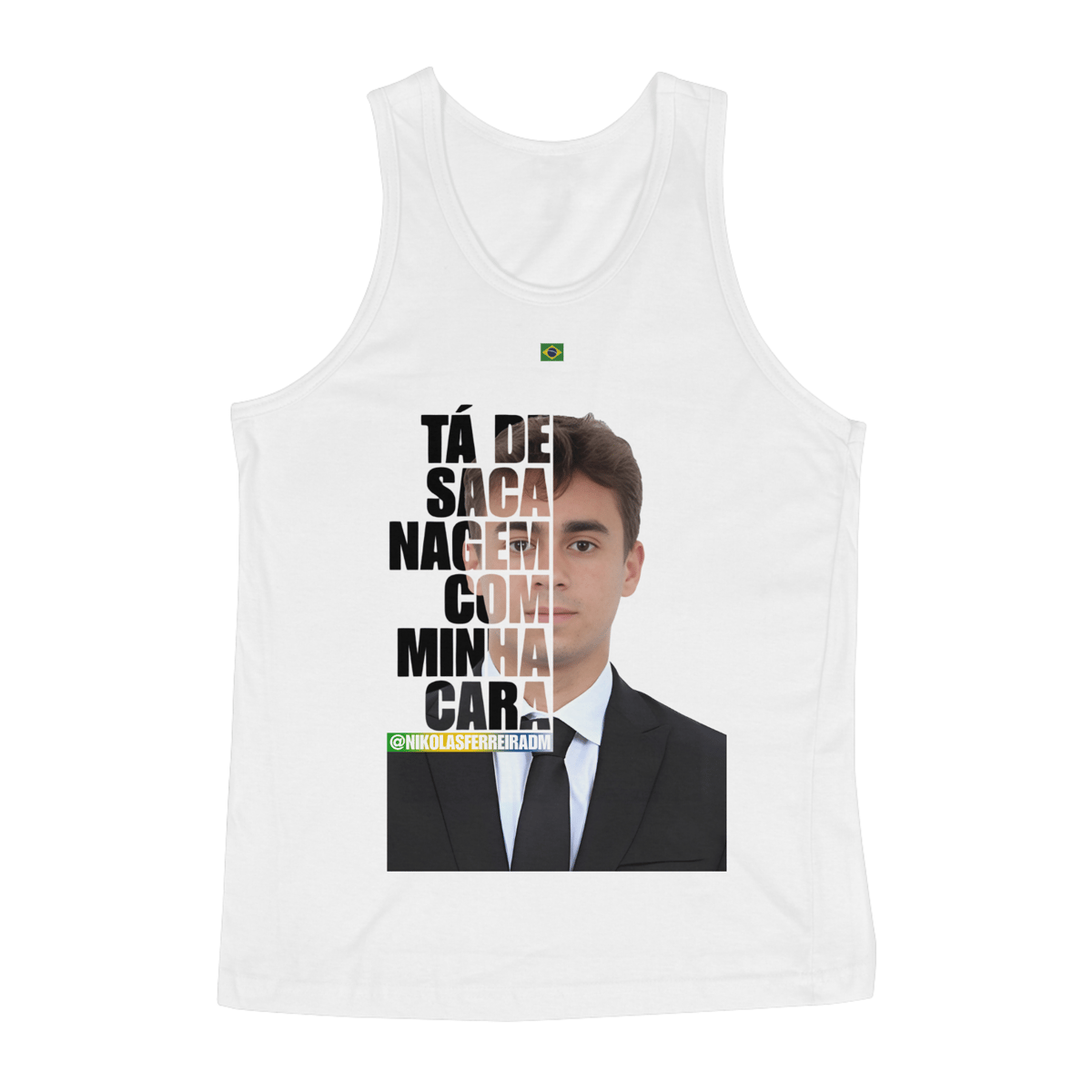 Nome do produto: Regata Masculina Quality - Nikolas Ferreira.