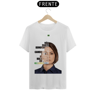 Nome do produto T-Shirt Quality - Falas - Michelle Bolsonaro.