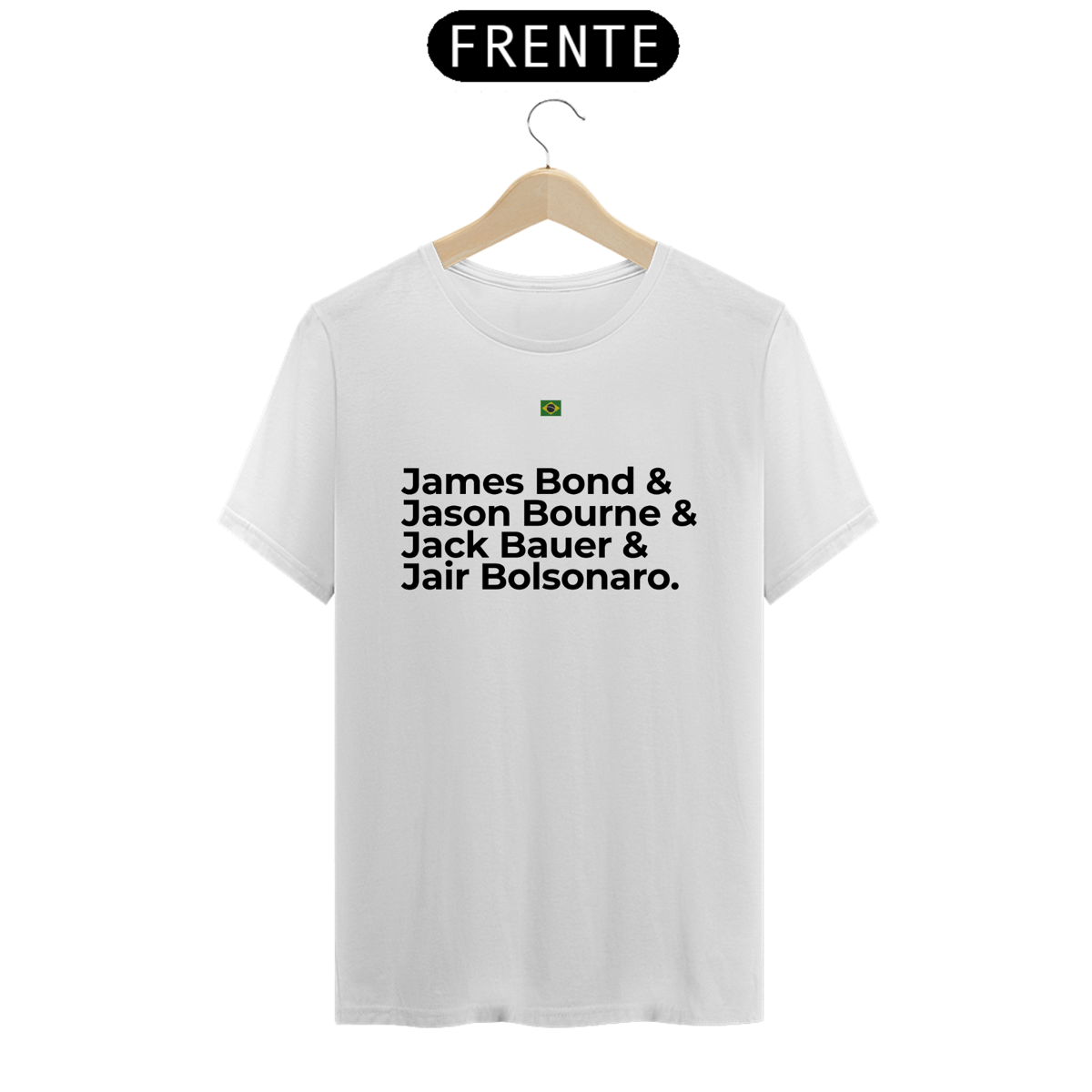 Nome do produto: T-Shirt Quality - Agentes JB.