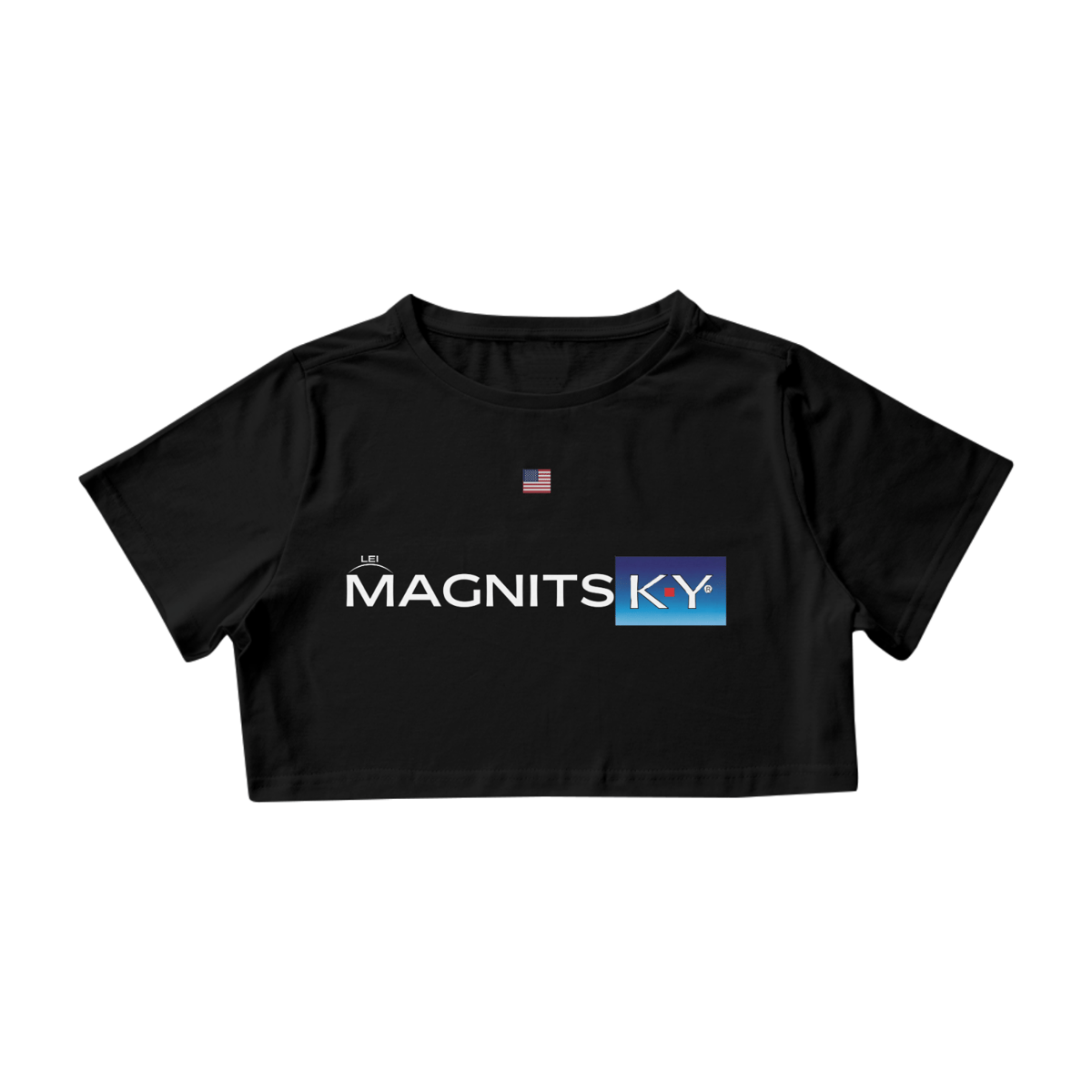 Nome do produto: Camisa Cropped - Lei Magnits-ky