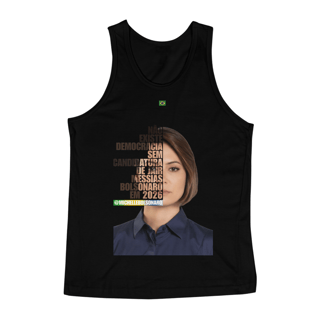 Nome do produto Regata Masculina Quality - Falas - Michelle Bolsonaro.