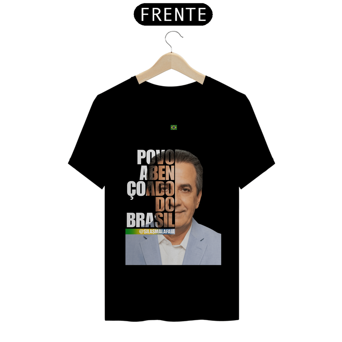 Nome do produto: T-Shirt Quality - falas - Silas Malafaia.