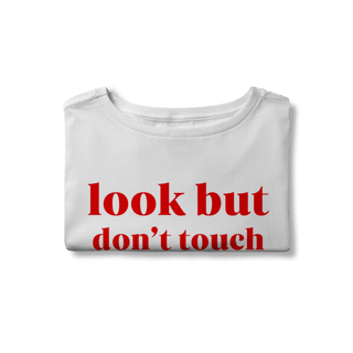 Nome do produto look but dont touch (cropped)