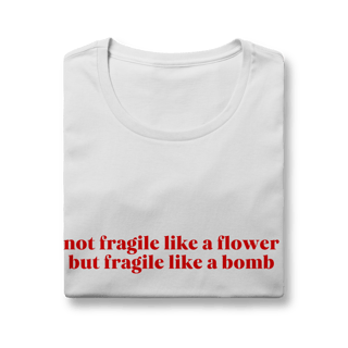 Nome do produto not fragile like a flower (babylong)