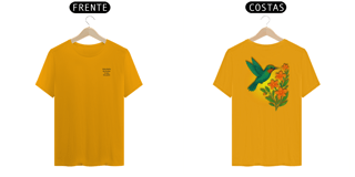 Nome do produto Camiseta T-Shirt - Purifique com Colibri e vibre na Prosperidade