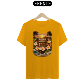 Nome do produto Camiseta T-Shirt - Palavras de Poder - Plumérias