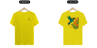 Nome do produto Camiseta T-Shirt - Purifique com Colibri e vibre na Prosperidade
