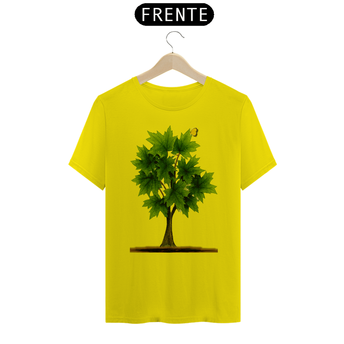 Nome do produto: Camiseta T-Shirt - Purifique Bordô Verde Felicidade Imediata