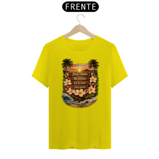 Nome do produto Camiseta T-Shirt - Palavras de Poder - Plumérias
