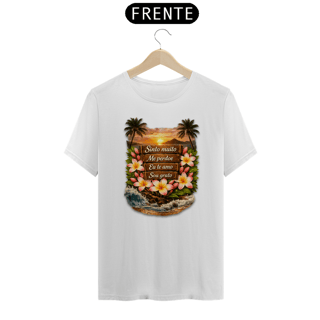 Nome do produto Camiseta T-Shirt - Palavras de Poder - Plumérias