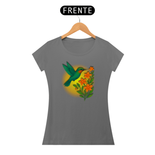 Nome do produto Camiseta Baby Long Estonada Purificação Colibri