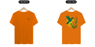 Nome do produto Camiseta T-Shirt - Purifique com Colibri e vibre na Prosperidade