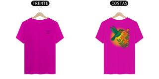 Nome do produto Camiseta T-Shirt - Purifique com Colibri e vibre na Prosperidade