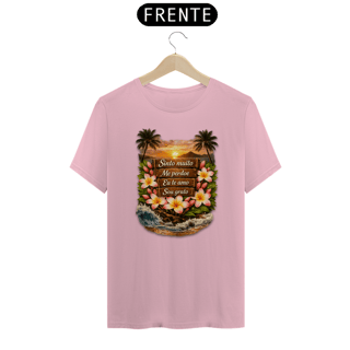 Nome do produto Camiseta T-Shirt - Palavras de Poder - Plumérias